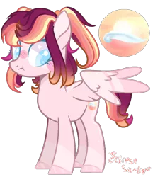 Size: 924x1070 | Tagged: safe, artist:xxcutecookieswirlsxx, derpibooru import, oc, oc:eclipse sunlight, pegasus, pony, base used, female, magical lesbian spawn, mare, offspring, parent:sunset shimmer, parent:twilight sparkle, parents:sunsetsparkle, simple background, solo, transparent background