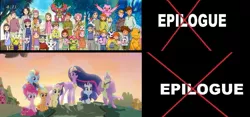 Size: 1213x566 | Tagged: agumon, alicorn, applejack, comparison, derpibooru import, digimon, dragon, edit, edited screencap, fluttershy, gigachad spike, leak, mane seven, mane six, older, older applejack, older fluttershy, older mane seven, older mane six, older pinkie pie, older rainbow dash, older rarity, older spike, older twilight, pinkie pie, princess twilight 2.0, rainbow dash, rarity, safe, screencap, spike, the last problem, twilight sparkle, twilight sparkle (alicorn), winged spike