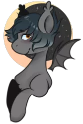 Size: 2000x3000 | Tagged: safe, artist:poofindi, derpibooru import, oc, unofficial characters only, bat pony, pony, bat pony oc, bat wings, bust, solo, wings
