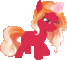 Size: 67x60 | Tagged: safe, artist:ronald rose, derpibooru import, firebrand, earth pony, pony, tails of equestria, female, filly, solo