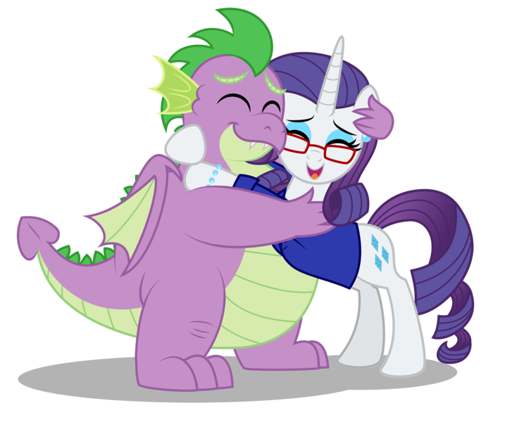 Size: 2000x1673 | Tagged: safe, artist:aleximusprime, derpibooru import, rarity, spike, dragon, unicorn, female, male, older, older rarity, older spike, shipping, sparity, straight, winged spike