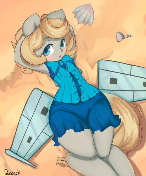 Size: 2500x3000 | Tagged: safe, artist:qweeli, derpibooru import, oc, oc:rafale, unofficial characters only, pony, armpits, beach, clothes, cute, dress, solo