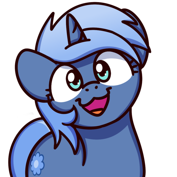 Size: 1000x1000 | Tagged: safe, artist:sugar morning, derpibooru import, part of a set, oc, oc:double colon, unofficial characters only, pony, unicorn, bust, cat face, cat smile, female, image, looking at you, mare, open mouth, png, simple background, smiling, solo, sugar morning's smiling ponies, transparent background