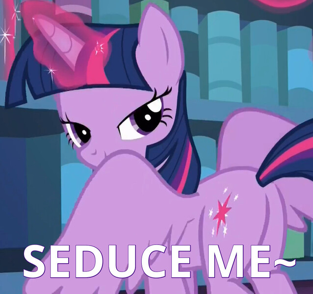 Size: 977x919 | Tagged: suggestive, derpibooru import, edit, edited screencap, screencap, twilight sparkle, twilight sparkle (alicorn), alicorn, pony, the fault in our cutie marks, bedroom eyes, bronybait, butt, caption, cropped, expiration date, female, image macro, library, looking at you, magic, magic aura, mare, out of context, plot, seduce me, seductive, seductive look, sexy, smiling, solo, solo female, spread wings, stupid sexy twilight, team fortress 2, text, twibutt, twilight's castle, twilight's castle library, wings