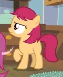 Size: 507x620 | Tagged: safe, derpibooru import, screencap, creamy nougat, pepper pot, scootaloo, pony, growing up is hard to do, spoiler:leak, cropped, low quality, solo focus