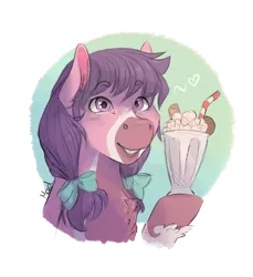Size: 1800x1966 | Tagged: safe, artist:mad-maker-cat, derpibooru import, oc, earth pony, pony, female, mare, smoothie, solo