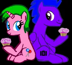 Size: 2048x1832 | Tagged: safe, artist:cozmo312bb, derpibooru import, oc, oc:candy bliss, oc:retail revenue, pony, brother and sister, cucpake, duo, female, male, siblings