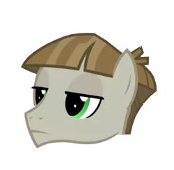 Size: 515x503 | Tagged: safe, derpibooru import, edit, edited screencap, editor:damaged, screencap, mudbriar, earth pony, pony, cropped, emoji, male, simple background, stallion, transparent background