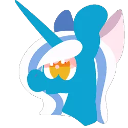 Size: 600x600 | Tagged: safe, artist:pester-jester, derpibooru import, oc, oc:fleurbelle, alicorn, pony, alicornified, bow, cute, female, hair bow, mare, race swap, wingding eyes, yellow eyes