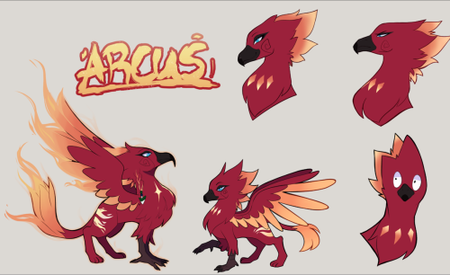 Size: 500x306 | Tagged: safe, derpibooru import, oc, oc:arcus, oc:arcus flamefeather, gryphon