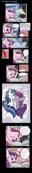Size: 834x4448 | Tagged: suggestive, artist:paperlover, derpibooru import, princess cadance, shining armor, twilight sparkle, twilight sparkle (alicorn), alicorn, pony, unicorn, blushing, brother and sister, comic, crown, cup, dialogue, drawing, eyes closed, female, heart, hoof hold, horn, horns are touching, horseshoes, incest, ink, inkwell, jewelry, kissing, magic, magic aura, male, mare, newspaper, quill, reading, regalia, siblings, spanish, stallion, sweat, teapot, telekinesis, twicest
