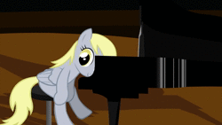 Size: 1920x1080 | Tagged: safe, artist:alligator tub productions, derpibooru import, derpy hooves, pegasus, pony, 2012, animated, music, musical instrument, piano, sad, solo, sound, video, webm