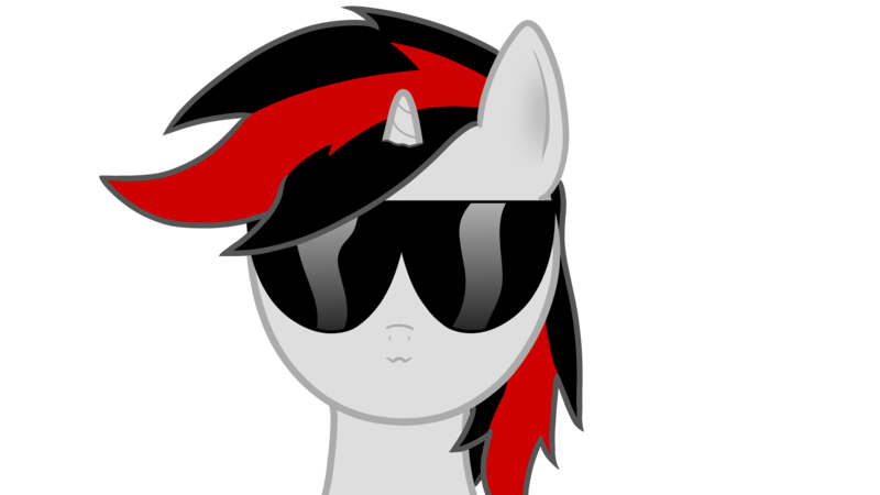 Size: 3840x2160 | Tagged: safe, artist:pakes, derpibooru import, oc, oc:blackjack, unofficial characters only, pony, unicorn, fallout equestria, fallout equestria: project horizons, bust, deal with it, fanfic art, female, horn, mare, portrait, simple background, small horn, solo, sunglasses, transparent background