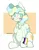 Size: 794x1007 | Tagged: safe, artist:occultusion, derpibooru import, vapor trail, pegasus, pony, cute, face paint, flag, hoof hold, image, lgbt headcanon, mouthpiece, nonbinary, nonbinary pride flag, png, politics, pride, pride flag, raised hoof, sitting, solo