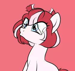 Size: 1100x1050 | Tagged: safe, artist:arrgus-korr, derpibooru import, oc, unofficial characters only, earth pony, pony, base used, female, halfbody, mare, simple background, solo, surprised, surprised face