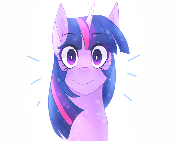 Size: 1000x800 | Tagged: safe, artist:waterz-colrxz, derpibooru import, twilight sparkle, pony, what lies beneath, bust, cute, looking at you, portrait, simple background, solo, treelight sparkle, treelightbetes, white background