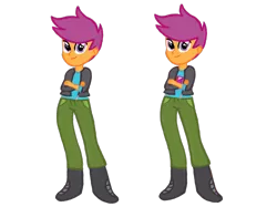Size: 2732x2048 | Tagged: safe, artist:turnaboutart, derpibooru import, scootaloo, human, equestria girls, base used, equestria guys, male, rule 63, scooteroll, simple background, transparent background