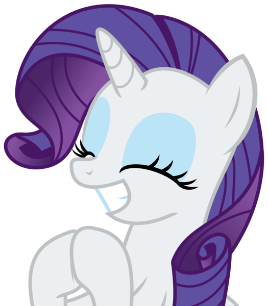 Size: 3044x3481 | Tagged: safe, artist:sketchmcreations, derpibooru import, rarity, pony, unicorn, dragon dropped, clapping, eyes closed, female, happy, mare, simple background, smiling, transparent background, vector