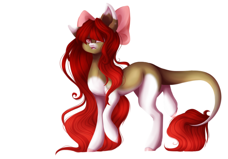 Size: 1070x747 | Tagged: safe, artist:sodapopfairypony, derpibooru import, oc, earth pony, pony, bow, female, hair bow, mare, simple background, solo, transparent background