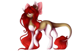 Size: 1070x747 | Tagged: safe, artist:sodapopfairypony, derpibooru import, oc, earth pony, pony, bow, female, hair bow, mare, simple background, solo, transparent background