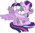 Size: 5919x5578 | Tagged: safe, artist:famousmari5, derpibooru import, spike, starlight glimmer, twilight sparkle, twilight sparkle (alicorn), alicorn, dragon, pony, unicorn, a horse shoe-in, cute, female, floppy ears, glimmerbetes, group hug, hug, male, mare, simple background, sitting, small eyes, smiling, squeeze, squishy, transparent background, underfoot, vector, winged spike