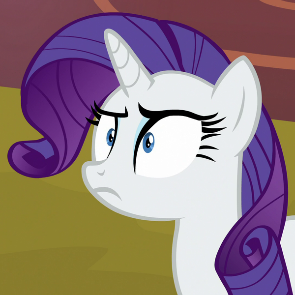 Size: 1080x1080 | Tagged: safe, derpibooru import, screencap, rarity, pony, unicorn, dragon dropped, cropped, female, mare, solo