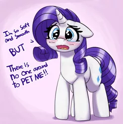 Size: 2918x2937 | Tagged: safe, artist:pabbley, derpibooru import, rarity, pony, unicorn, adorable distress, blushing, bronybait, crying, cute, dialogue, female, floppy ears, frown, looking at you, mare, marshmelodrama, open mouth, pet request, raribetes, rarity being rarity, rarity is a marshmallow, sad, sadorable, solo, teary eyes, text, wavy mouth