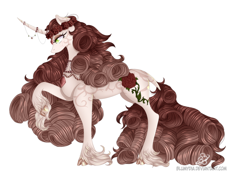 Size: 1280x939 | Tagged: safe, artist:blumydia, derpibooru import, oc, oc:virgo, classical unicorn, pony, unicorn, cloven hooves, female, leonine tail, mare, raised hoof, simple background, solo, transparent background, unshorn fetlocks