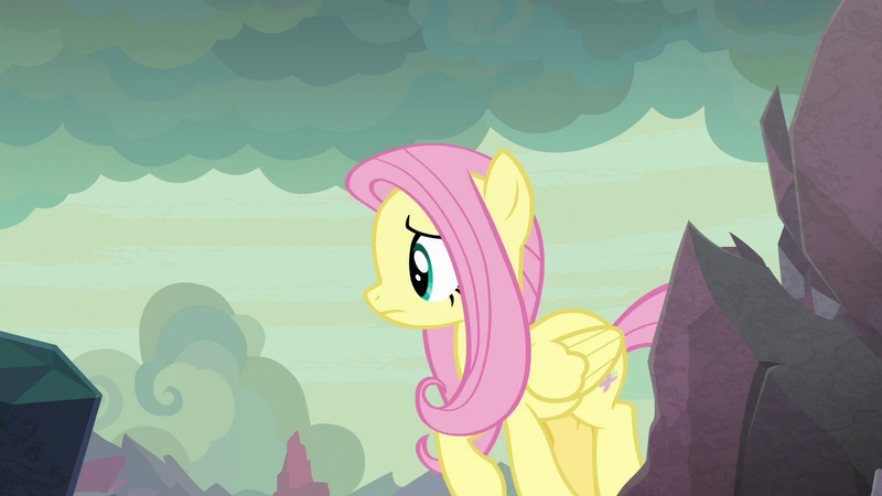 Size: 1280x720 | Tagged: safe, derpibooru import, screencap, fluttershy, pegasus, pony, sweet and smoky, female, mare, solo