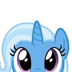 Size: 2400x2400 | Tagged: safe, artist:cheezedoodle96, derpibooru import, part of a set, trixie, pony, unicorn, .svg available, close-up, cute, diatrixes, female, looking at you, mare, peekaboo, peeking, shy, simple background, solo, svg, transparent background, vector, wide eyes