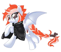 Size: 2000x1700 | Tagged: safe, artist:crystal-tranquility, derpibooru import, oc, oc:firecracker, bat pony, pony, female, mare, simple background, solo, transparent background