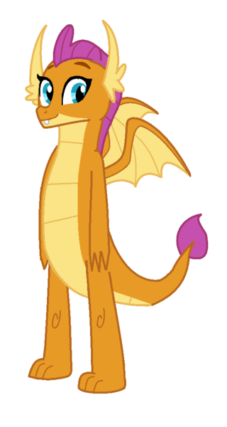 Size: 552x1036 | Tagged: artist:theawesomeguy98201, cute, derpibooru import, dragon, looking at you, older, older smolder, safe, smolder, smolderbetes, wings