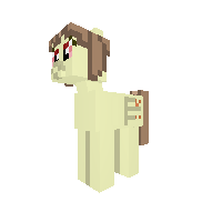 Size: 200x200 | Tagged: safe, artist:abdulov, derpibooru import, oc, oc:tailcoatl, pegasus, pony, minecraft, minecraft block, simple background, solo, transparent background