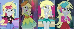Size: 2780x1120 | Tagged: safe, derpibooru import, screencap, derpy hooves, equestria girls, equestria girls series, i'm on a yacht, legend of everfree, let it rain, life is a runway, spoiler:eqg series (season 2), beautiful, clothes, cute, derpabetes, female, legend you were meant to be
