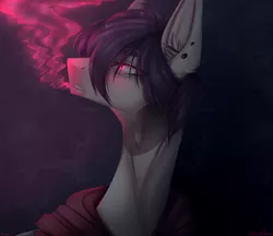 Size: 2500x2160 | Tagged: safe, artist:lastaimin, derpibooru import, oc, pony, bust, male, portrait, smoke, solo, stallion