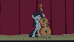 Size: 1920x1080 | Tagged: safe, derpibooru import, screencap, octavia melody, pony, a horse shoe-in, cello, musical instrument, solo