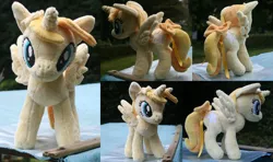 Size: 3382x2000 | Tagged: safe, artist:bastler, derpibooru import, oc, oc:favourite, ponified, unofficial characters only, alicorn, pony, derpibooru, alicorn oc, derpibooru ponified, female, horn, irl, mare, meta, photo, plushie, wings