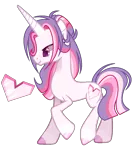 Size: 806x890 | Tagged: safe, artist:xxcutecookieswirlsxx, derpibooru import, oc, oc:athena, pony, unicorn, female, mare, offspring, parent:princess cadance, parent:shining armor, parents:shiningcadance, simple background, solo, transparent background