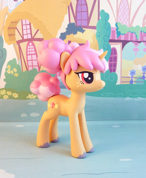 Size: 695x850 | Tagged: safe, artist:krowzivitch, derpibooru import, oc, oc:sugar high, unofficial characters only, pony, unicorn, female, figurine, mare, solo, toy