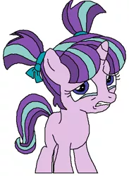 Size: 390x534 | Tagged: safe, artist:alexanderwilliams, deleted from derpibooru, derpibooru import, starlight glimmer, pony, crying, sad, teary eyes, younger