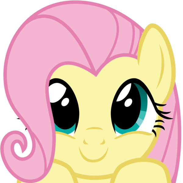 Size: 2400x2400 | Tagged: safe, alternate version, artist:cheezedoodle96, derpibooru import, part of a set, fluttershy, pegasus, pony, .svg available, boop bait, bust, close-up, cute, female, hair over one eye, hooves on the table, looking at you, mare, peekaboo, peeking, portrait, shyabetes, simple background, smiling, solo, svg, this will end in boops, transparent background, vector, weapons-grade cute