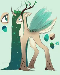 Size: 2300x2871 | Tagged: safe, artist:airfly-pony, derpibooru import, oc, oc:lafiat'ria, pony, chest fluff, dryad (elepatrium), ear fluff, elepatrium, long mane, pale belly, rcf community, solo, universe elepatrium, unshorn fetlocks, wings