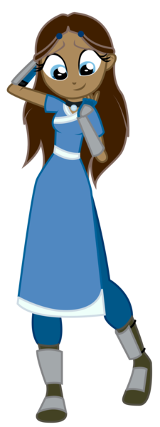 Size: 2043x5450 | Tagged: safe, artist:chaostrical, artist:lhenao, derpibooru import, equestria girls, avatar the last airbender, barely eqg related, base used, crossover, cybermen pawn, equestria girls-ified, image, katara, png, water bender