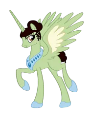 Size: 600x800 | Tagged: safe, artist:melody-serenata, derpibooru import, ponified, alicorn, pony, alicornified, crossover, race swap, simple background, solo, the princess and the frog, tiana, transparent background