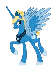 Size: 600x800 | Tagged: safe, artist:melody-serenata, derpibooru import, ponified, alicorn, pony, alicornified, cinderella, crossover, race swap, simple background, solo, transparent background