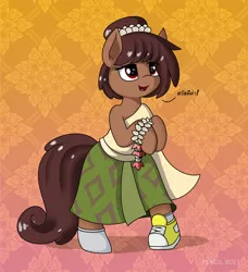 Size: 2080x2280 | Tagged: safe, artist:pencil bolt, derpibooru import, ponified, pony, amphibia, anne boonchuy, clothes, converse, shoes, sneakers, thai