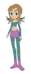 Size: 1415x3375 | Tagged: safe, artist:invisibleink, artist:lhenao, derpibooru import, equestria girls, barely eqg related, base used, belly button, clothes, crossover, equestria girls-ified, irma lair, midriff, short shirt, simple background, transparent background, w.i.t.c.h.