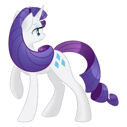 Size: 2000x2000 | Tagged: safe, artist:orcakisses, derpibooru import, rarity, pony, unicorn, cute, facing away, female, mare, raribetes, simple background, solo, transparent background