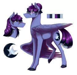 Size: 971x952 | Tagged: safe, artist:zetapold, derpibooru import, oc, oc:duskglider, unofficial characters only, pegasus, pony, chest feathers, cutie mark, glasses, male, next generation, offspring, one wing out, parent:flash sentry, parent:twilight sparkle, parents:flashlight, raised hoof, reference sheet, simple background, solo, stallion, white background, wings