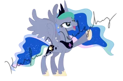 Size: 1024x676 | Tagged: safe, artist:kaylathehedgehog, derpibooru import, princess celestia, princess luna, alicorn, pony, fusion, potara